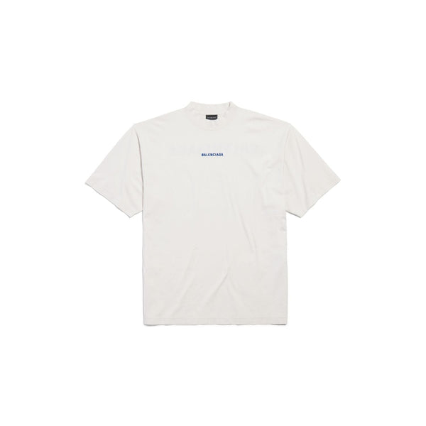Balenciaga T-Shirts- BALENCIAGA Distressed Crew-Neck T-Shirt for Men Premium Designer Cotton T-Shirt