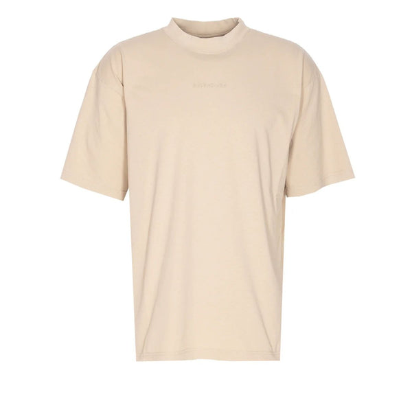 Balenciaga T-Shirts? BALENCIAGA Men's T-Shirt with Embossed Central Logo Casual Everyday Designer Tee