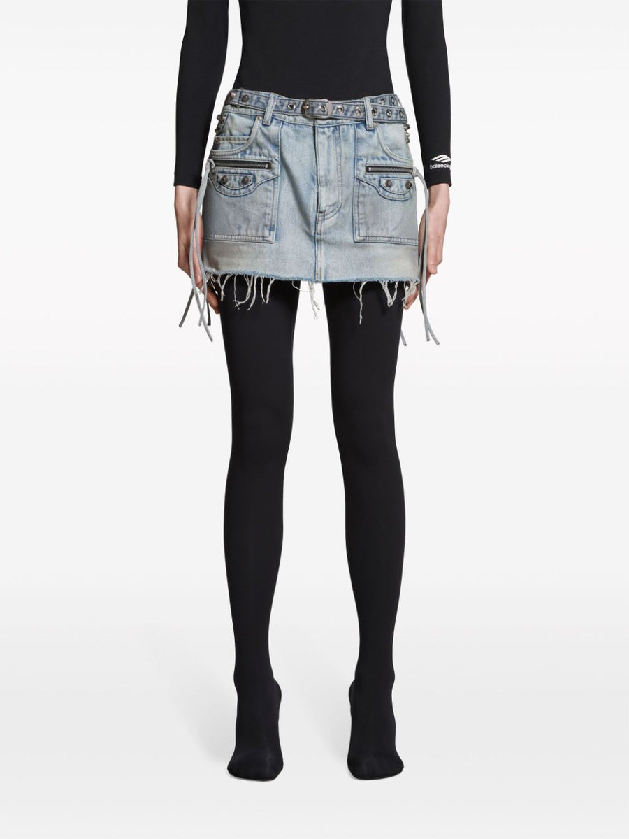 Balenciaga premium skirts detail and craftsmanship close-up