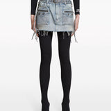 Balenciaga premium skirts detail and craftsmanship close-up