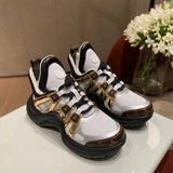 Louis Vuitton Beige Ankle Strap Heels - Front View