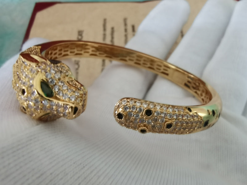 Close-up detail view of Cartier unisex jewelry piece
