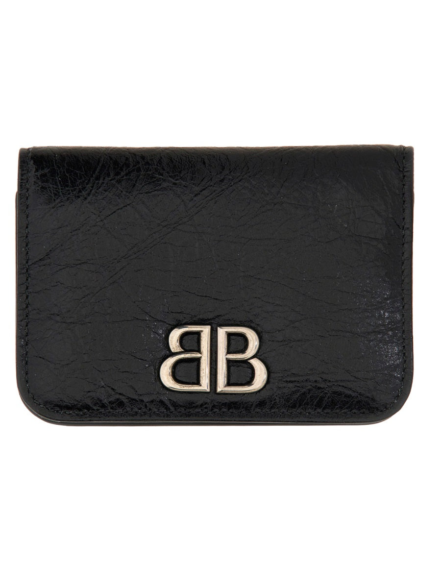 Balenciaga Wallets? BALENCIAGA Mini Leather Card Holder Premium Leather Designer Wallet
