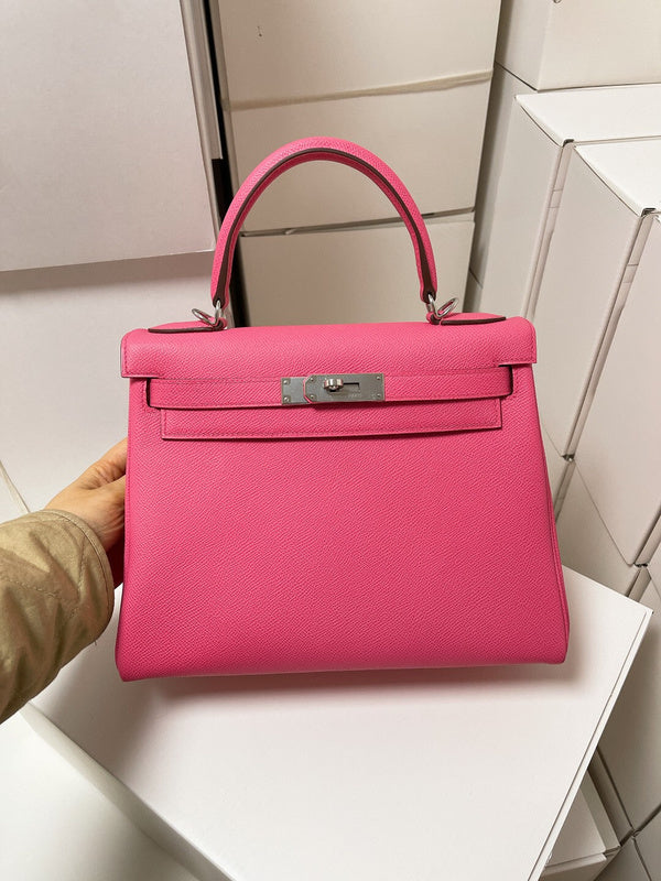 Sculpted bag shown from front angle