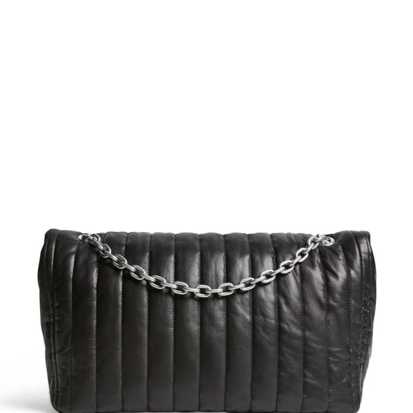 Balenciaga Bags? BALENCIAGA Medium Monaco Chain Handbag with Antique Gold Logo - 32.5 cm Luxury Designer Leather Handbag