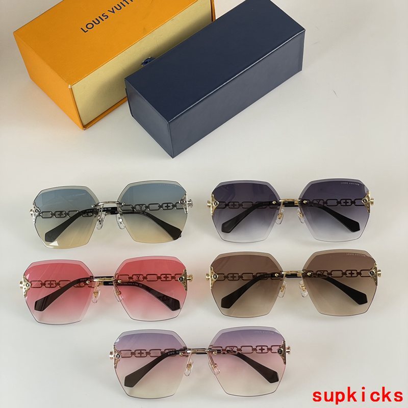 Lifestyle view of Louis Vuitton unisex sunglasses