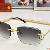 Side view of Cartier unisex sunglasses