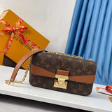 Front view of sleek signature women's handbag – women's luxury accessory
