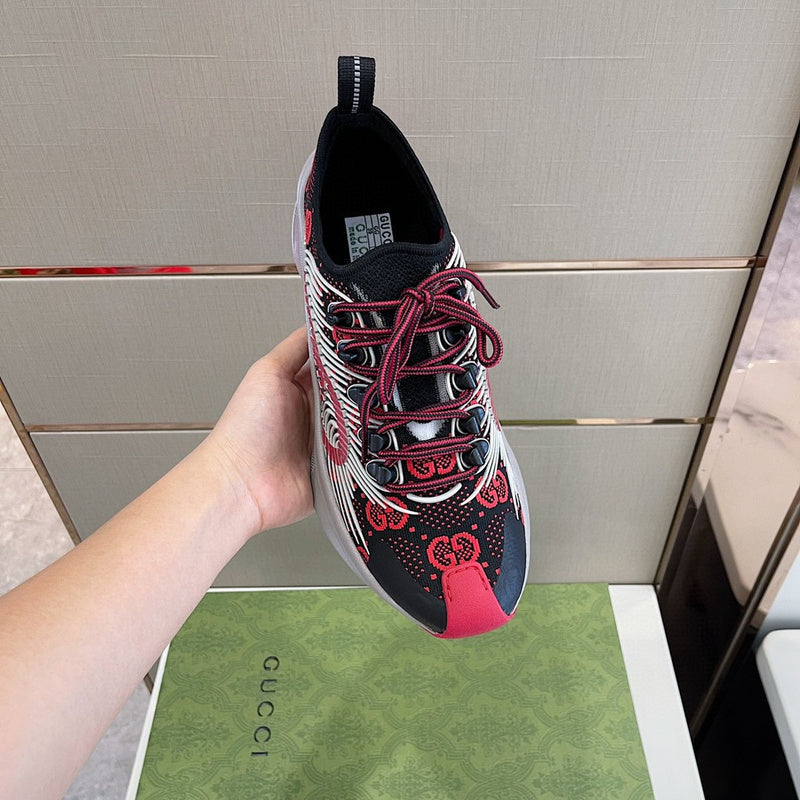 Gucci fresh white-and-black luxury sneakers view 7 minimalist modern build