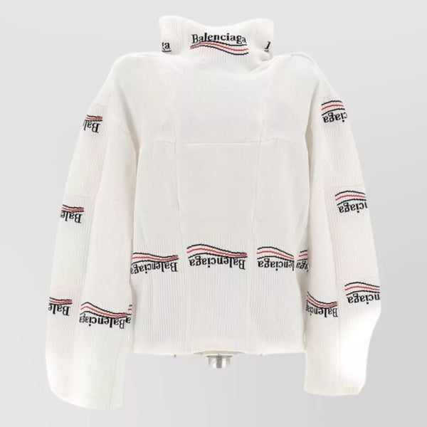 Balenciaga Sweaters? BALENCIAGA Men's Mini Socks Jumper Luxury Designer Knit Sweater