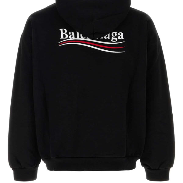 Balenciaga Hoodies? BALENCIAGA Cotton Hoodie with Ribbed Edges for Men - FW25 Collection Comfortable Luxury Streetwear Hoodie