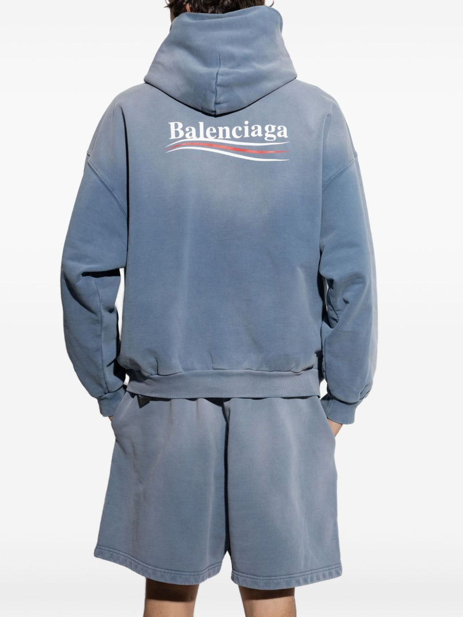 Balenciaga Hoodies? BALENCIAGA Medium Fit Hoodie for Men Comfortable Luxury Streetwear Hoodie