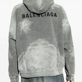 Close-up of Balenciaga jerseys & knitwear hardware and fine stitching