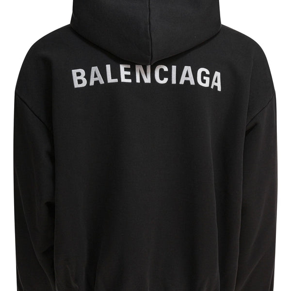 Balenciaga Hoodies- BALENCIAGA Medium Fit Cotton Hoodie Premium Designer Casual Hoodie