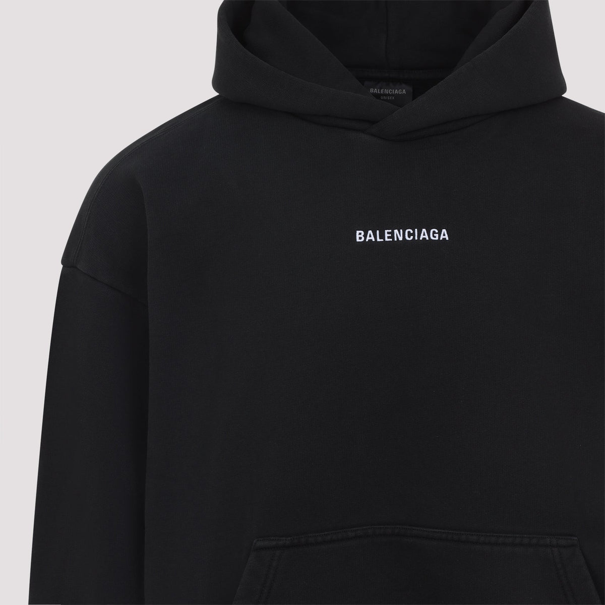 Balenciaga Hoodies- BALENCIAGA Medium Fit Cotton Hoodie Premium Designer Casual Hoodie