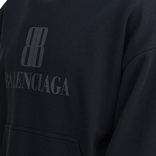 Balenciaga Hoodies- BALENCIAGA Medium Fit Cotton Hoodie Premium Designer Casual Hoodie