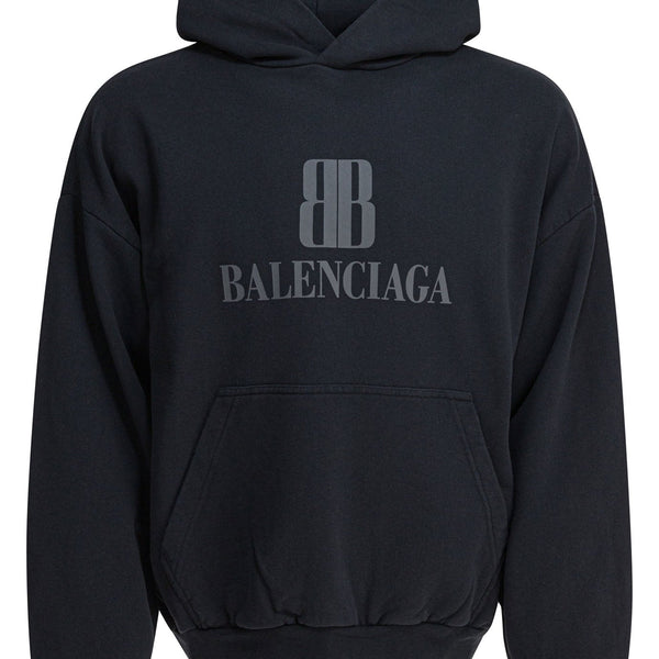 Balenciaga Hoodies- BALENCIAGA Medium Fit Cotton Hoodie Premium Designer Casual Hoodie
