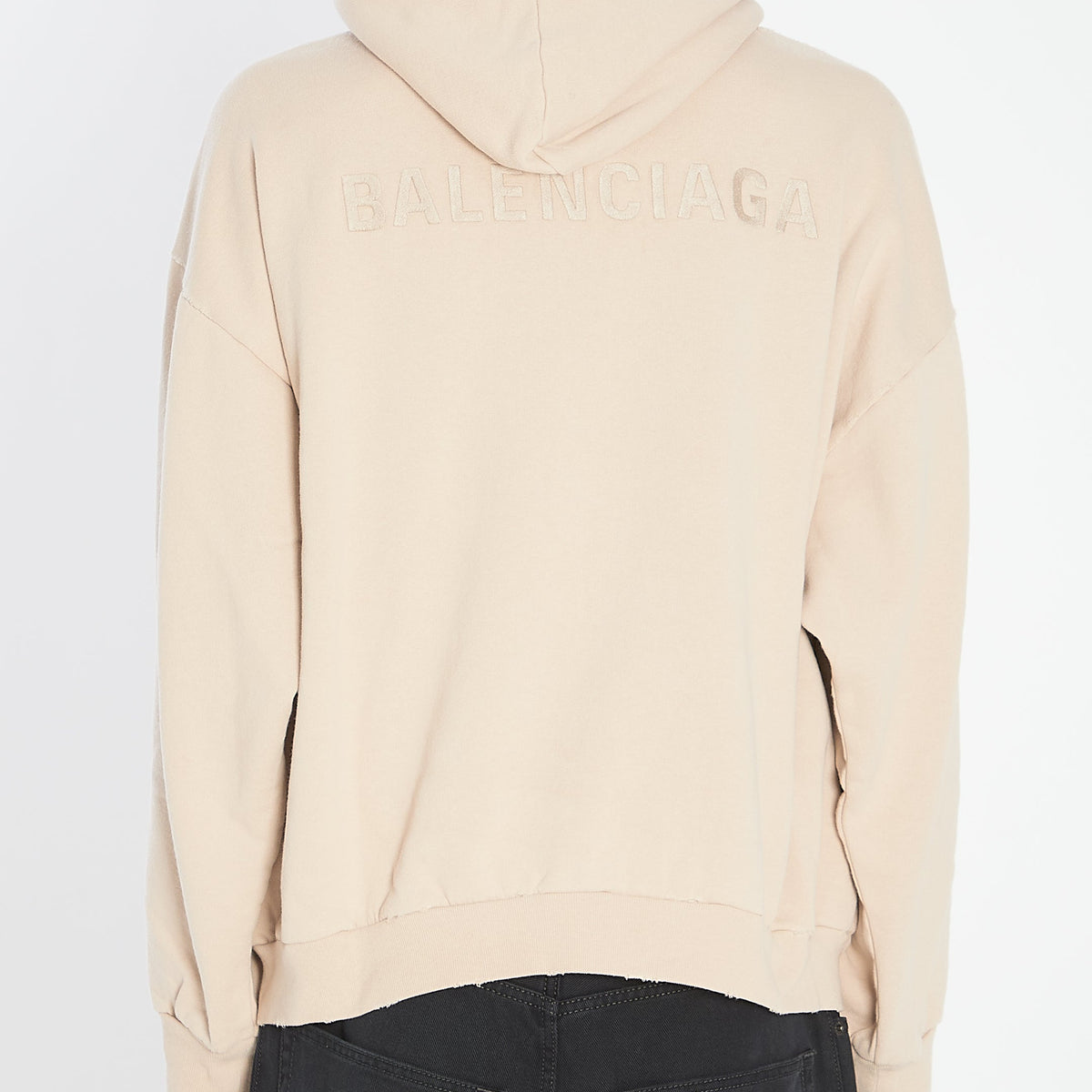 Balenciaga Hoodies? BALENCIAGA New Back Distressed Oversized Hoodie Premium Designer Casual Hoodie