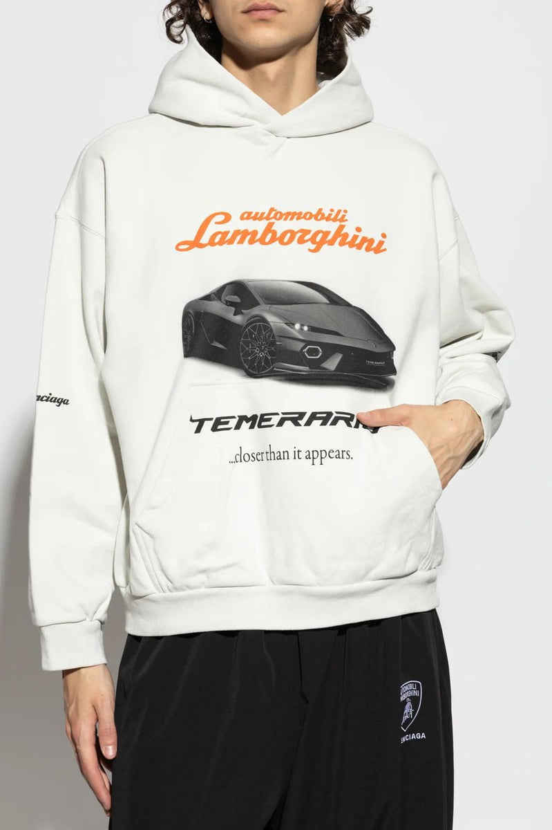 Balenciaga Hoodies- BALENCIAGA Medium Fit Hoodie Comfortable Luxury Streetwear Hoodie