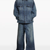 Balenciaga premium outerwear detail and craftsmanship close-up