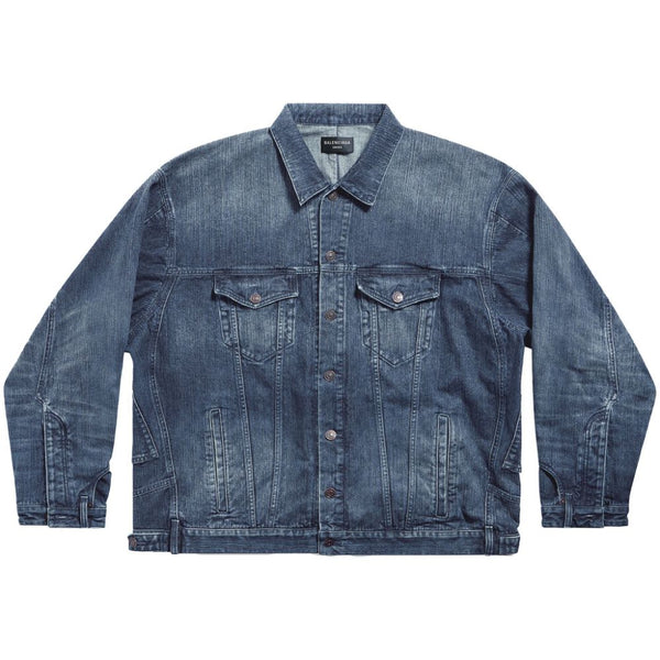 Balenciaga Jackets? BALENCIAGA Oversized Denim Jacket for Men Premium Casual Designer Jacket