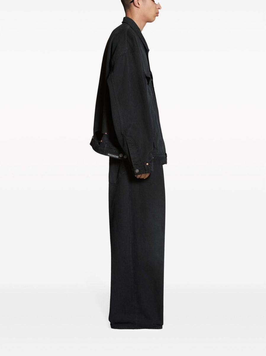 Balenciaga premium outerwear detail and craftsmanship close-up