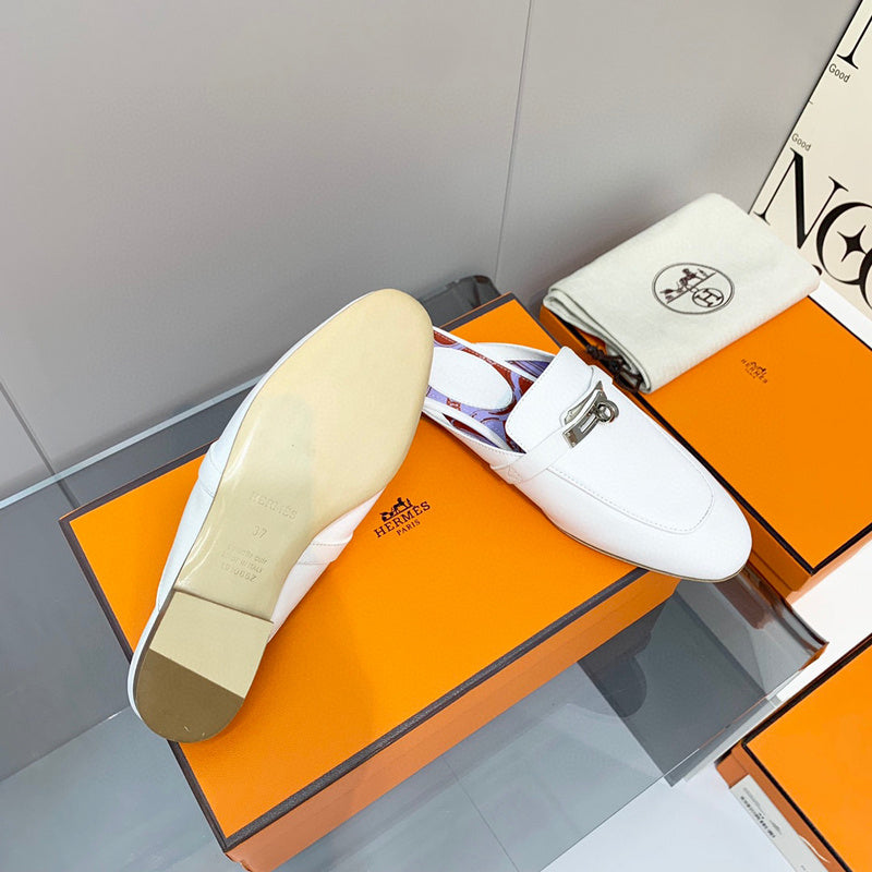 Hermes sandals Style 169 - angled studio shot
