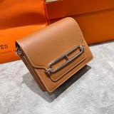 Sophisticated bag shown from front angle