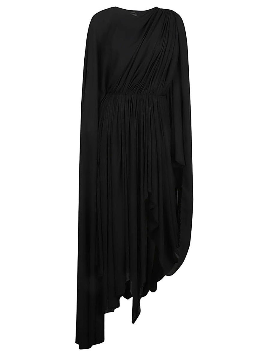 Balenciaga Dresses- BALENCIAGA Asymmetrical Mini Dress with Long Sleeves Chic Everyday Designer Dress