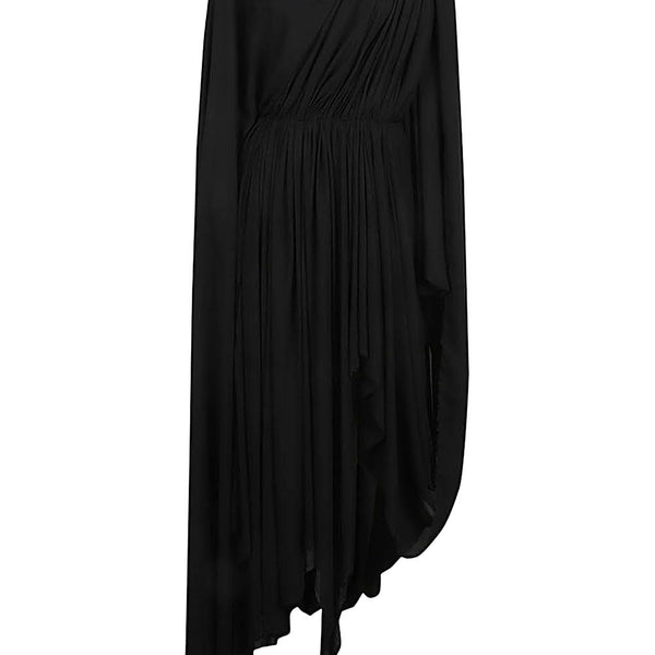 Balenciaga Dresses- BALENCIAGA Asymmetrical Mini Dress with Long Sleeves Chic Everyday Designer Dress