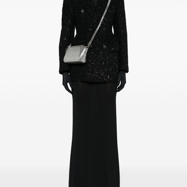 Balenciaga Jackets- BALENCIAGA Double-Breasted Boucle Loop Blazer Premium Casual Designer Jacket