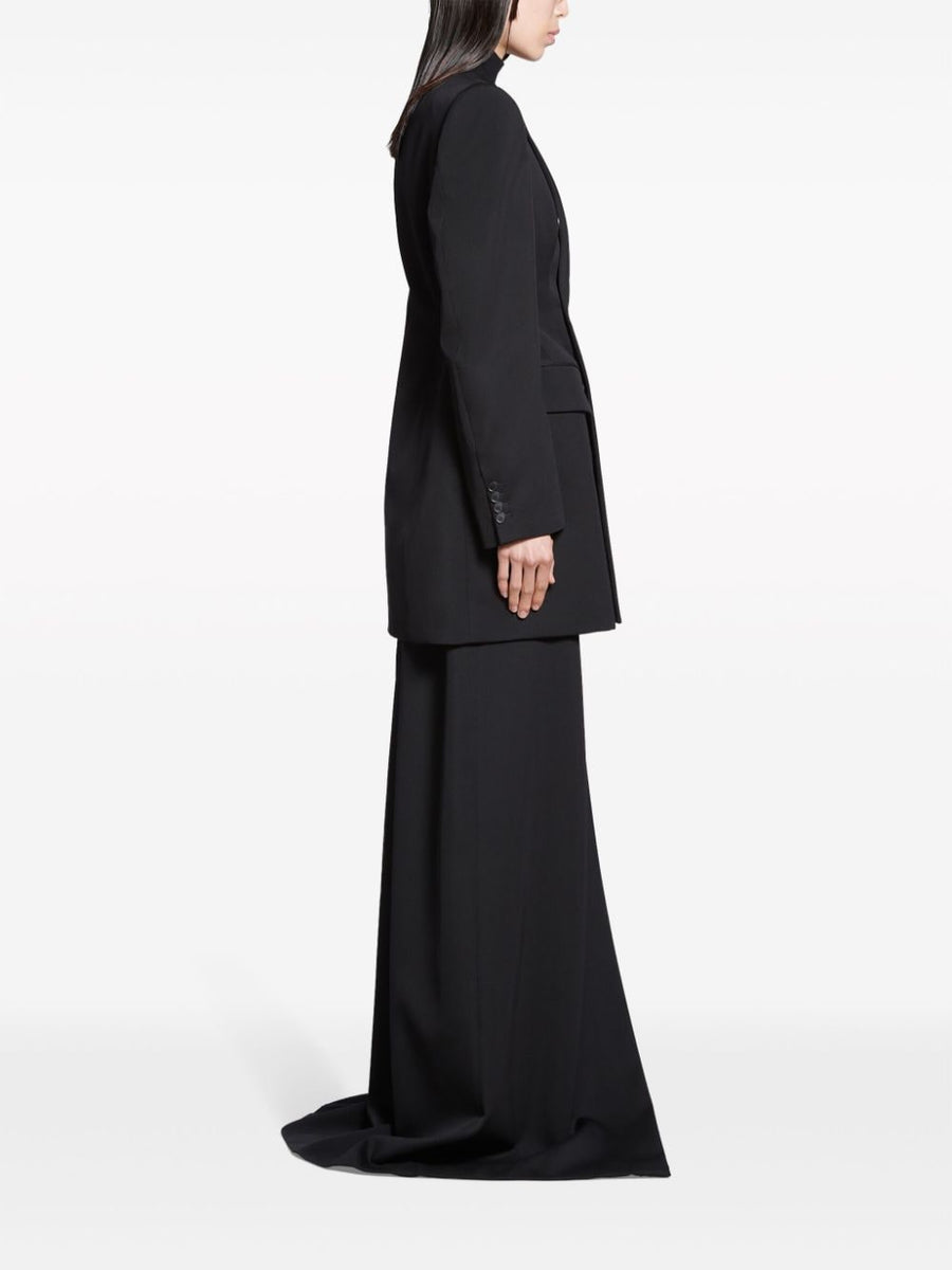 Balenciaga outerwear side profile designer luxury fashion
