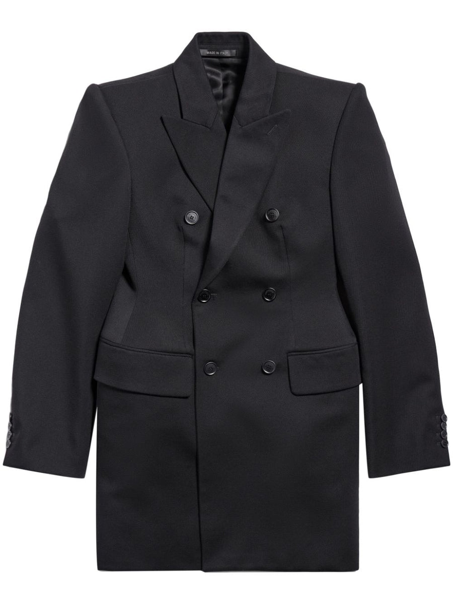 Balenciaga Jackets? BALENCIAGA Wool Double-Breasted Jacket Premium Casual Designer Jacket