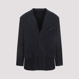 Balenciaga premium outerwear detail and craftsmanship close-up
