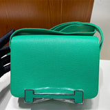 Sophisticated bag shown from front angle