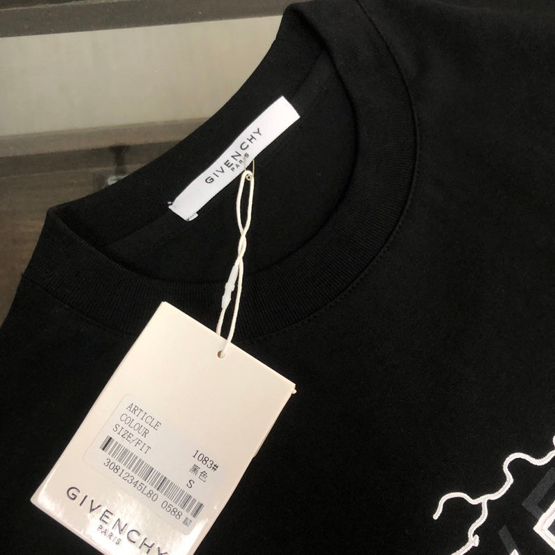 Full styled look of Givenchy luxury clothing with tailored silhouette