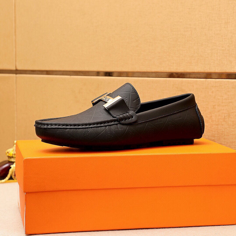 Hermes shoes Style 041 - logo and branding close-up