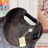 Close-up detail view of Louis Vuitton unisex cap