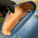 Close-up detail of statement modern women's handbag – women's luxury handbag