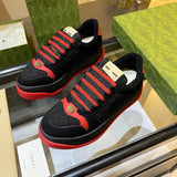 Gucci fresh white-and-black luxury sneakers view 7 minimalist modern build