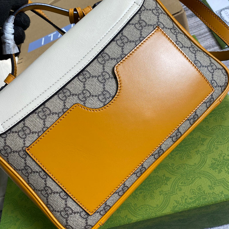 Front view of signature polished women's handbag – women's premium purse