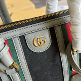 Styled lifestyle shot of sleek elevated women's handbag – women's designer-style accessory