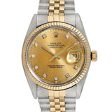 Side view of Rolex men's watch