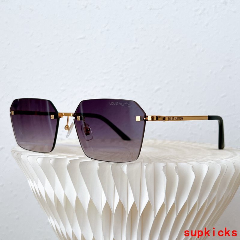 Side view of Louis Vuitton unisex sunglasses