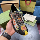 Gucci bold contrast luxury sneakers view 5 streetwear statement look