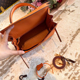 Sculpted handbag styled for everyday wear