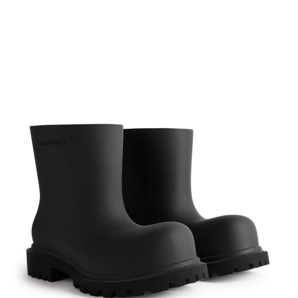 Balenciaga Shoes? BALENCIAGA Mini Steroid Logo-Emerging Ankle Boots Luxury Lifestyle Designer Footwear