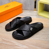 Hermes shoes Style 034 - top view showing design