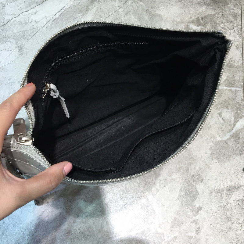 Effortless Faux Leather Handbag - Smooth Faux-Leather Exterior | Women's Premium Handbag #180 - styled full view (image 7) of designer-inspired handbag