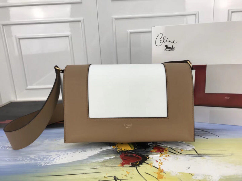 Side profile of everyday-luxe signature women's handbag – women's designer-style accessory